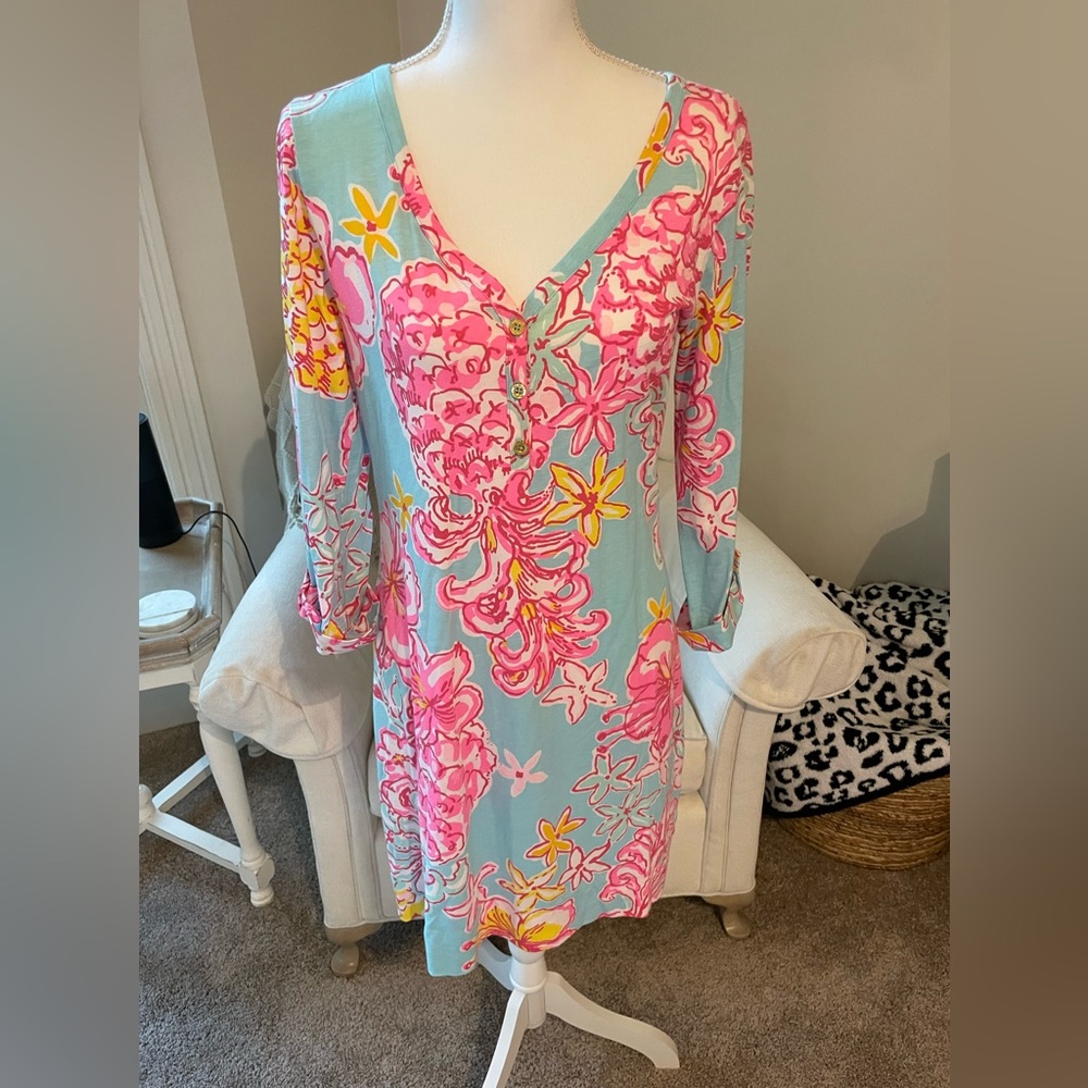 Lilly Pulitzer floral shift dress
